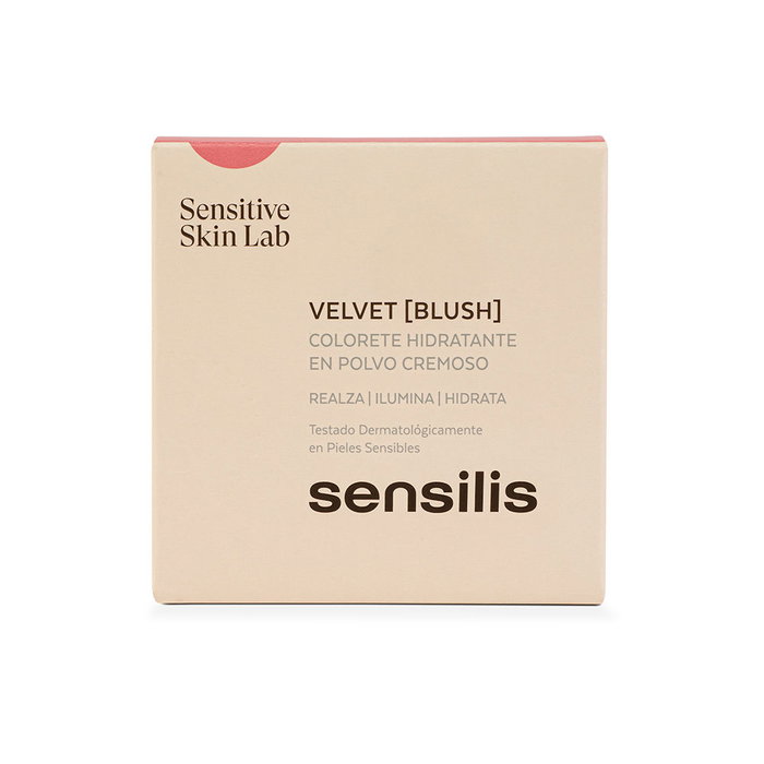 Sensilis VELVET [blush] colorete #01 Fard à Joues Crèmeux et Hydratant 10g