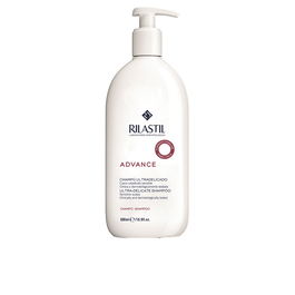 Rilastil Shampoing Advance Ultradelicado 500 ml pour usage quotidien, cuir chevelu sensible et famille, sans parabènes, sans colorants
