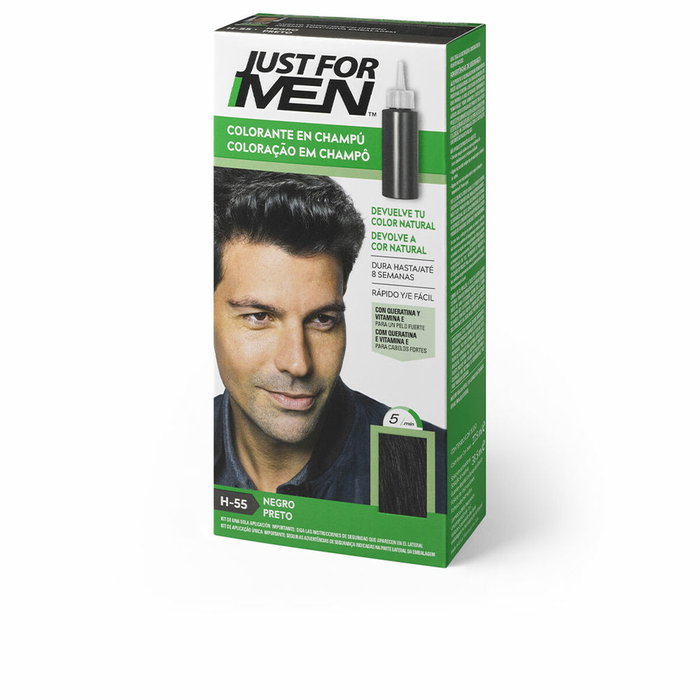 Just For Men Shampooing Colorant Noir 30 ml Just For Men Shampooing Colorant Noir 30 ml