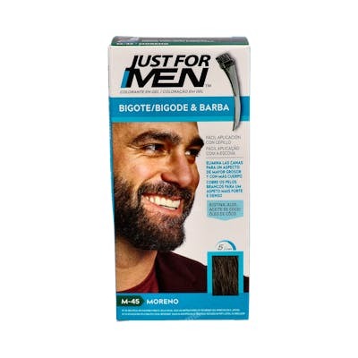 Just For Men Gel Colorant pour Moustache, Barbe et Favoris Brun 15 ml