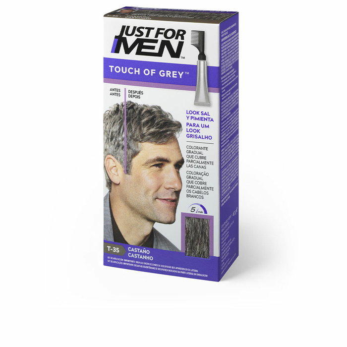 Just For Men Touch of Grey Coloration Progressive Marron 40 g Just For Men Touch of Grey Coloration Progressive Marron 40 g