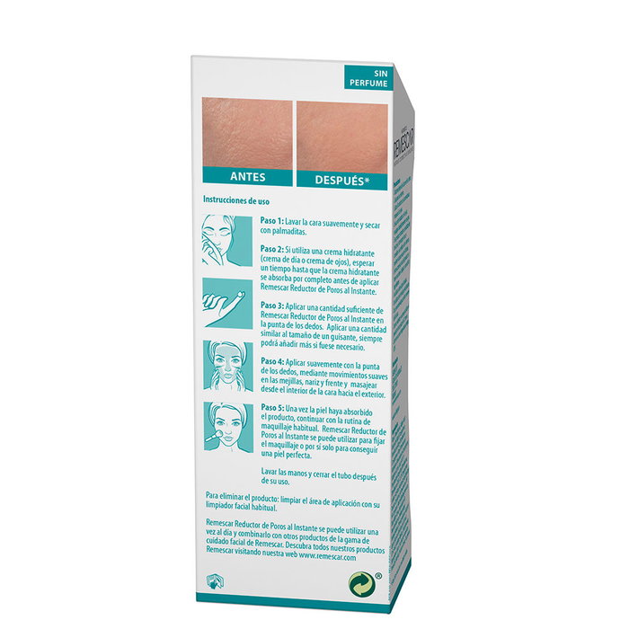 Remescar Réducteur de Pores Instantané - Crème pour un teint uniforme, réduit l'apparence des pores, base de maquillage, 20 ml