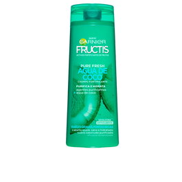 Garnier Fructis Pure Fresh Shampoing Fortifiant à l'Eau de Coco - Cheveux Grasss à la Racine et Secs aux Pointes - 300 ml