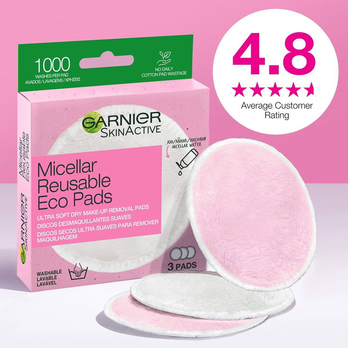 Garnier Skinactive Disques démaquillants lavables doux 3 unités