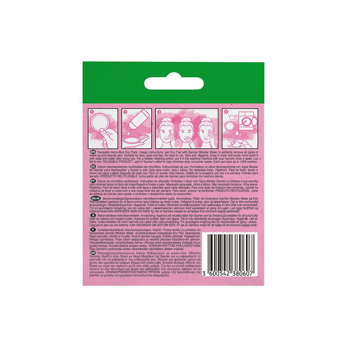 Garnier Skinactive Disques démaquillants lavables doux 3 unités