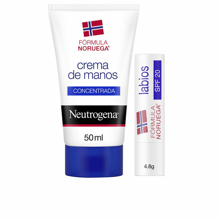 Neutrogena Crème Mains Concentrée 50ml et Baume à Lèvres SPF 20 4,8g
