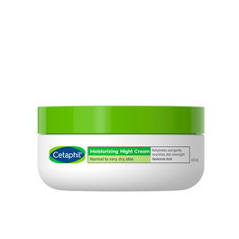 Cetaphil Crème de Nuit Hydratante Visage 48 ml - Hydratation Intense, Peau Éclatante, Lutte contre la Sensibilité
