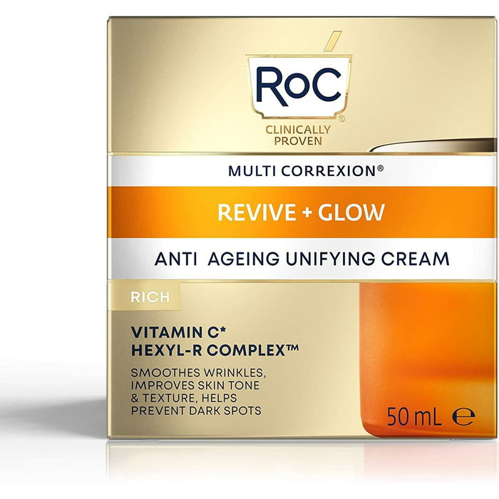 Roc REVIVE + GLOW crème unificatrice 50 ml Roc REVIVE + GLOW crème unificatrice 50 ml