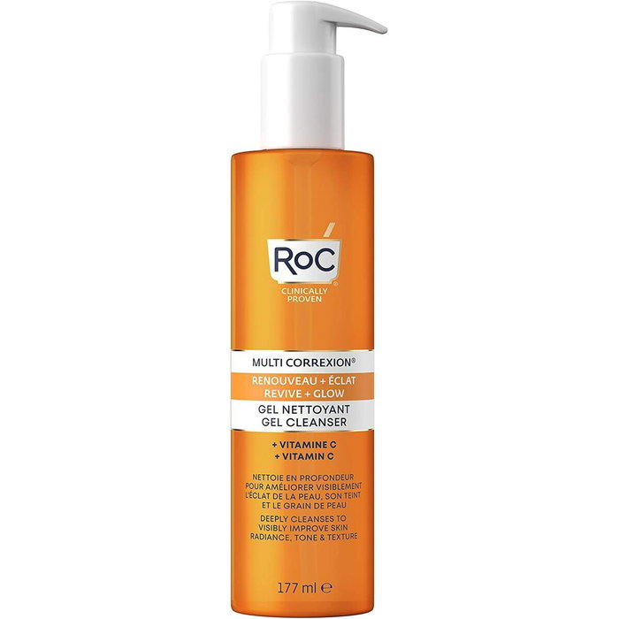 Roc REVIVE + GLOW Gel nettoyant visage 177 ml Roc REVIVE + GLOW Gel nettoyant visage 177 ml
