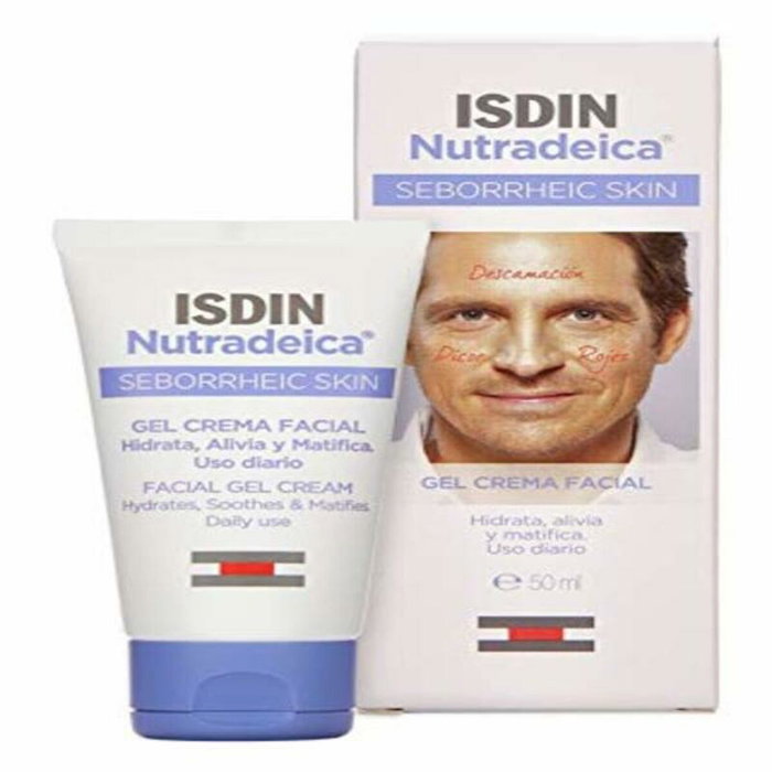 Isdin NUTRADEICA Gel-crème visage pour peaux séborrhéiques 50 ml