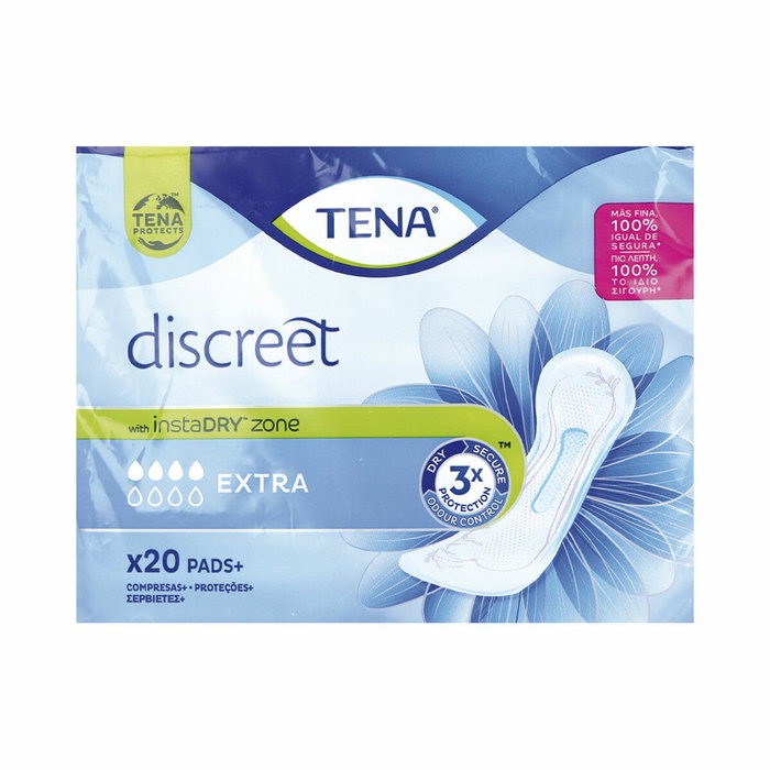 Tena Lady Discreet Extra Coussins d'incontinence, 20 unités