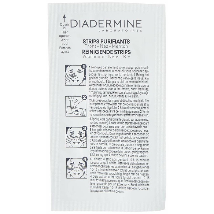 Diadermine Bandes Purifiantes Peaux Normales à Mixtes (6 Unités) Diadermine Bandes Purifiantes Peaux Normales à Mixtes (6 Unités)