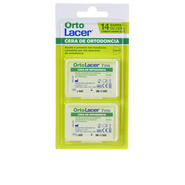 Lacer Cire Orthodontique Ortolacer, Pack de 2 x 7 Barres, Protection Buccale pour Appareils Dentaires