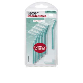 Lacer Brossettes Interdentaires Angulaires Extrafines #surtido - Nettoyage Optimal Zones Difficiles, Manche Allongé, 10 Unités