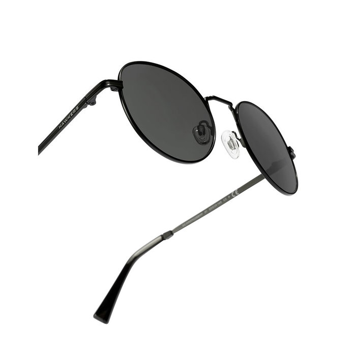 Hawkers Lunettes de Soleil MOMA Polarisées Noir Matte Unisexe Rondes Acier Inoxydable 1 u