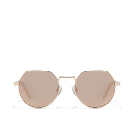 Hawkers Lunettes de Soleil Aura Rose Gold Polarisées Acier Inoxydable Vintage Ronde Unisexe Protection UV400