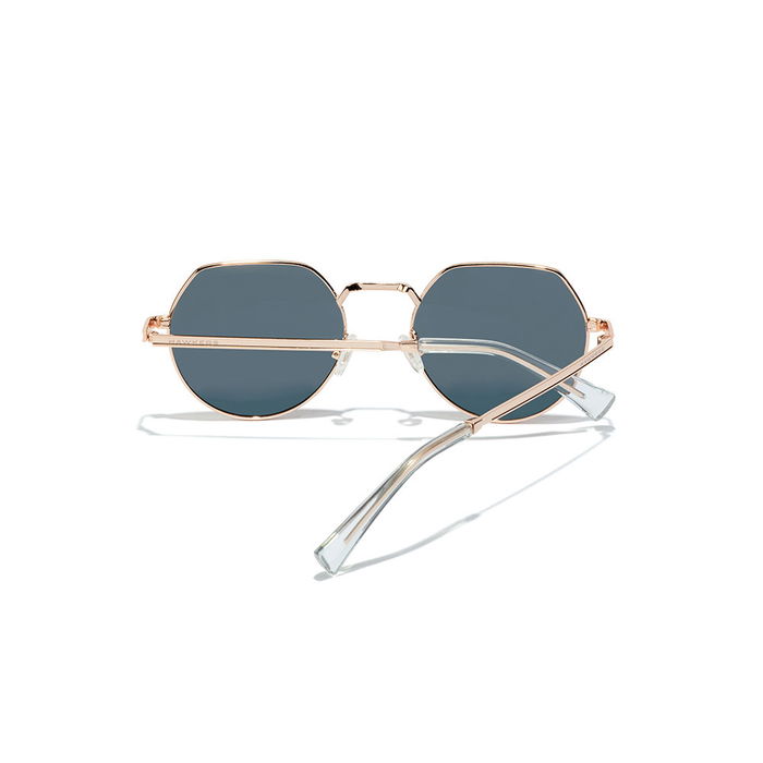 Hawkers Lunettes de Soleil Aura Rose Gold Polarisées Acier Inoxydable Vintage Ronde Unisexe Protection UV400