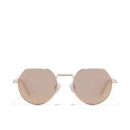 Hawkers Lunettes de Soleil Aura Rose Gold Polarisées Acier Inoxydable Vintage Ronde Unisexe Protection UV400