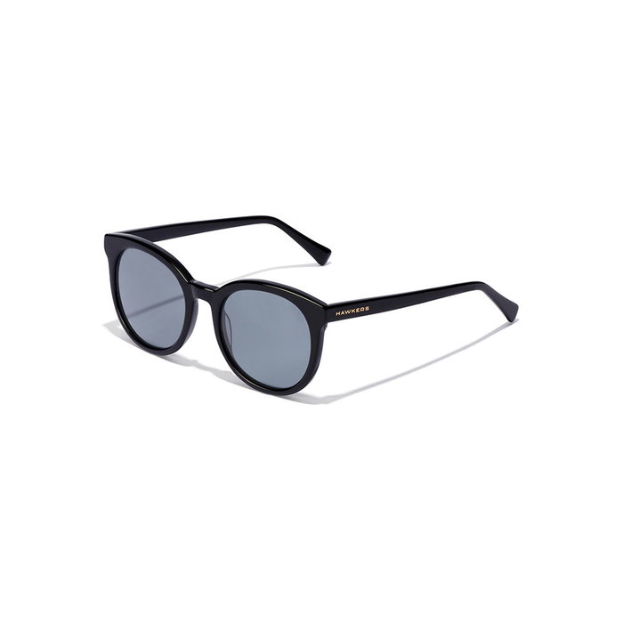 Hawkers RESORT Lunettes de Soleil Rondes œil de chat Noires Acetate UV400 52 mm