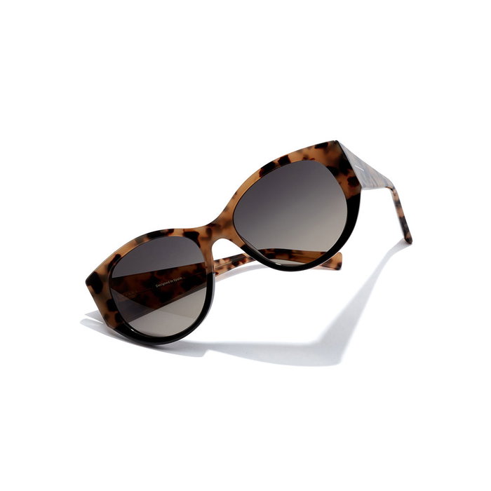 Hawkers Lunettes de Soleil MIRANDA #leo black Unisexe Verres TR18 UV400 Monture Acétate Protection UV400