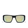 Hawkers Lunettes de soleil 360 Noir Acide Unisexe Verre 56 mm Rectangulaire Nylon Monture Noire Verre Vert