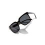 Hawkers EUPHORIA #black dark 1 u Lunettes de soleil Polarisées Carrées Noires 57mm