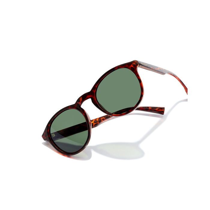 Hawkers Lunettes de Soleil BEL AIR Polarisées Havane Unisexe Verres Verts UV400