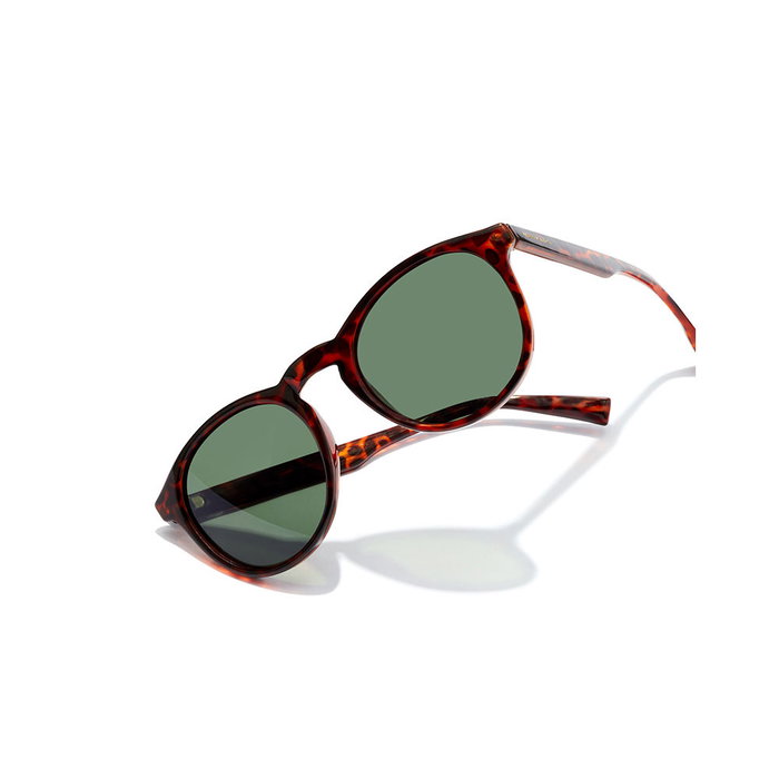 Hawkers Lunettes de Soleil BEL AIR Polarisées Havane Unisexe Verres Verts UV400