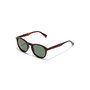 Hawkers Lunettes de Soleil BEL AIR Polarisées Havane Unisexe Verres Verts UV400