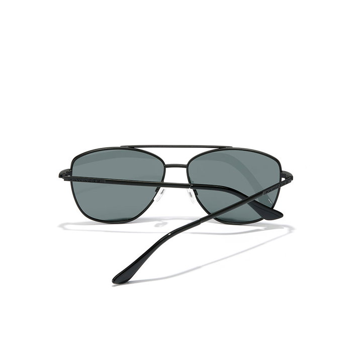 Hawkers Lunettes de Soleil Aviateur LAX Noir Unisexe Verres TR18 UV400 Monture Acier Inoxydable