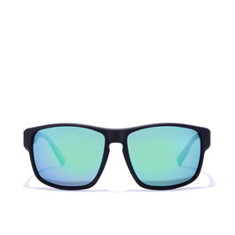 Hawkers RAW Lunettes de Soleil Polarisées Noires Saphir avec Verres Verts UV400 Unisexe Fabriquées en Espagne
