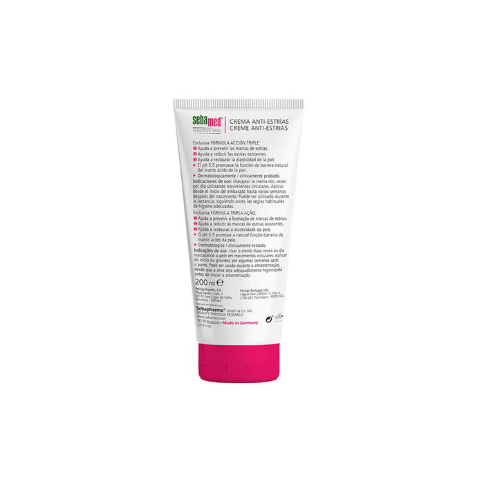 Sebamed Crème Anti-Vergetures Peaux Sensibles 200 ml