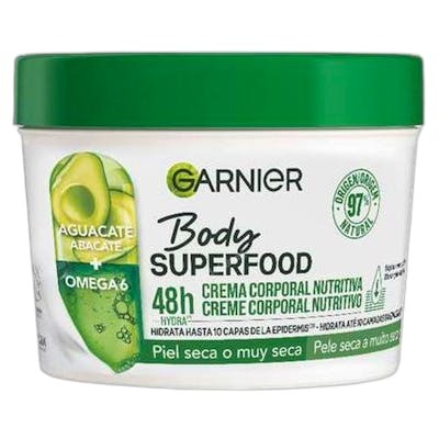 Garnier Body Superfood Crème Corporelle Nourrissante à l'Avocat 380 ml