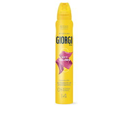 Giorgi Line Maxi-Volume Mousse Fixatrice N°4 250 ml Cheveux Fins Sans Alcool Sans Silicones Volume Longue Durée Hydratation Fibre Capillaire