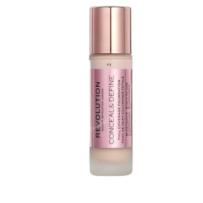 Revolution Make Up CONCEAL & DEFINE fond de teint couvrance complète F3