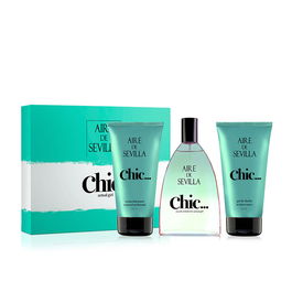 Aire Sevilla Coffret Cadeau Parfum Femme 3 Pièces : Eau de Toilette 150ml, Crème Hydratante 150ml, Gel Douche 150ml - Fragrance Dynamique Orientale Ambrée