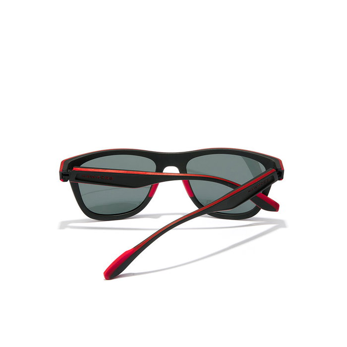 Hawkers Lunettes de soleil ONE SPORT Polarisées Noir/Rouge Unisexe Verres UV400 en TR90