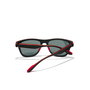 Hawkers Lunettes de soleil ONE SPORT Polarisées Noir/Rouge Unisexe Verres UV400 en TR90