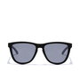 Hawkers Lunettes de Soleil ONE RAW CARBON FIBER Polarisées Verres Miroir Bleu CHROME Protection UV400 TR90 Noir Unisexe