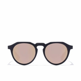 Lunettes de soleil Unisexe Hawkers Warwick Raw Noir Ø 51,9 mm Rose Polarisées