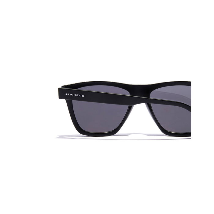 Hawkers Lunettes de Soleil ONE LS RAW Polarisées Noir / Bleu Chrome - Collection Made in Spain