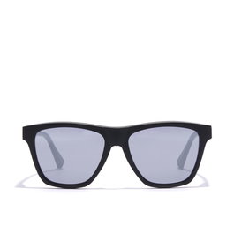 Hawkers Lunettes de soleil ONE LS RAW #black chrome, monture noire mate, verres bleus miroirs, Unisexe