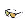 Hawkers ONE LS RAW Lunettes de Soleil Unisexe Noir Mat Monture Verres Miroir Lumière du Jour UV400