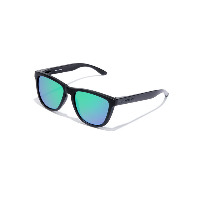 Hawkers ONE RAW Lunettes de Soleil Polarisées Noir Émeraude Unisexe 1 unité