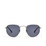 Hawkers SIXGON DRIVE Lunettes de soleil polarisées Or Gris Unisexe Verre Gris Foncé Monture Acier Inoxydable UV400