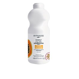 Byphasse Shampoing et Après-Shampoing 2 en 1 Family Fresh Délice, 750 ml, à la Papaye, Fruit de la Passion et Mangue