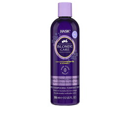 Hask BLONDE CARE Revitalisant Tonifiant Violet pour Cheveux Blonds, 355 ml - Anti-Jaunissement, Éclat & Hydratation Intense