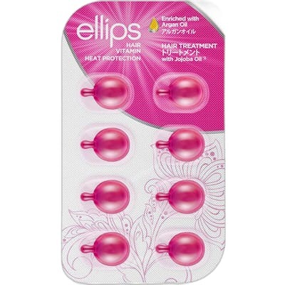 Ellips Soin Capillaire Cheveux Vitamine E Huile de Jojoba pour Cheveux Fragilisés 8 Unités