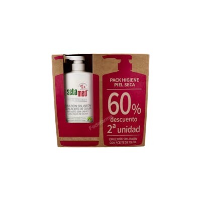 Sebamed Émulsion Sans Savon Gel de Bain à l'Huile d'Olive Duo 2 x 750 ml