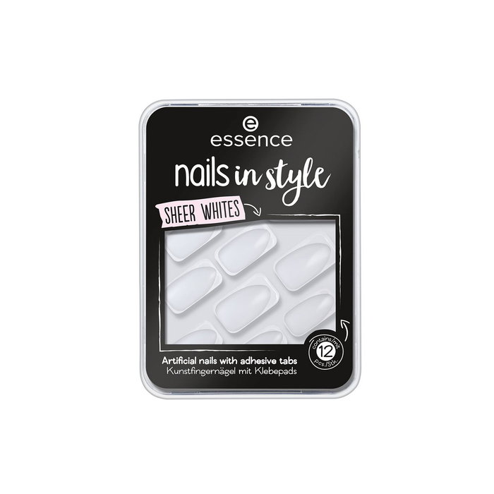 Essence Nails In Style Ongles Artificiels 11-sheer whites
